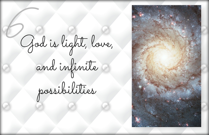 Inspirational quote & heavenly vortex